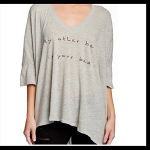 Wildfox My Other Bed is Your Bed Tee